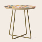 terrazzo mosaic shapes modern Side Table Gallery Image 1