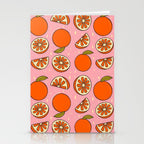 Orange Print Stationery Card Gallery Image 2