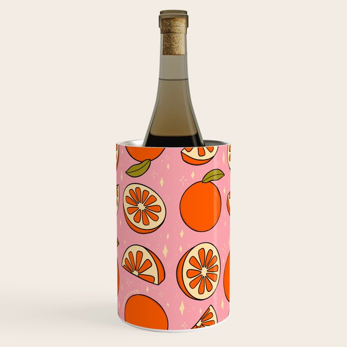 Orange Print Wine Chiller Gallery Image 1