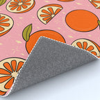 Orange Print Rug Gallery Image 4