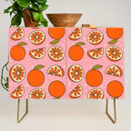 Orange Print Credenza Gallery Image 1
