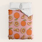 Orange Print Duvet Cover Gallery Image 6