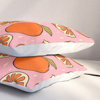 Orange Print Pillow Sham Gallery Image 3