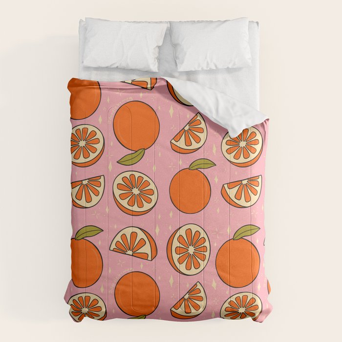 Orange Print Comforter Gallery Image 1
