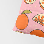 Orange Print Pillow Sham Gallery Image 4