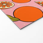 Orange Print Welcome Mat Gallery Image 2