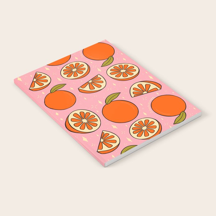 Orange Print Notebook Gallery Image 2