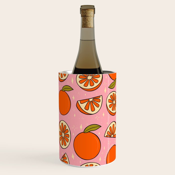 Orange Print Wine Chiller Gallery Image 2