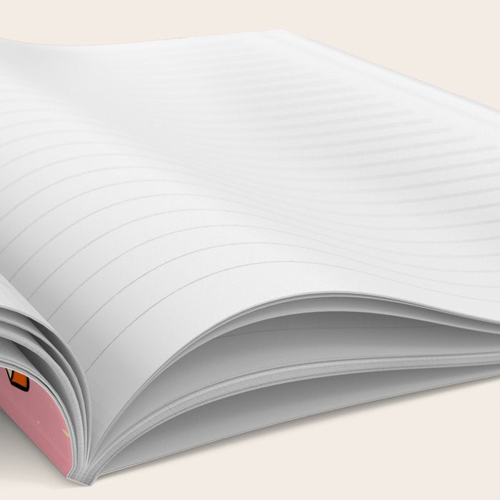 Orange Print Notebook Gallery Image 2