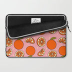 Orange Print Laptop Sleeve Gallery Image 2