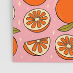 Orange Print Poster Gallery Image 3