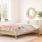 Girl You Got This - Navy & Red Palette Duvet Cover Gallery Image 2
