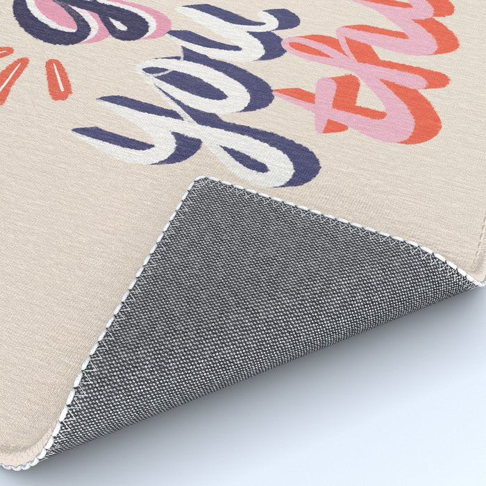 Girl You Got This - Navy & Red Palette Rug Gallery Image 4