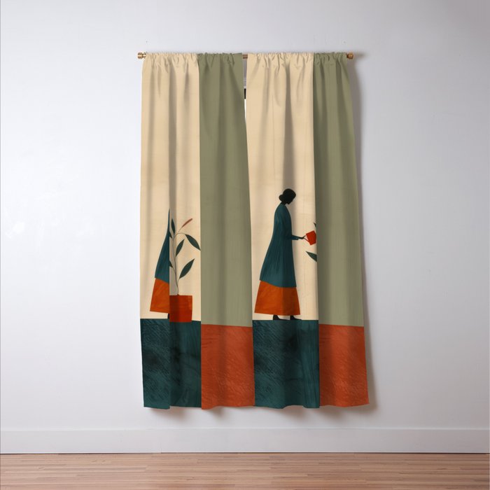 Soft Growth Window Curtain Gallery Image 3