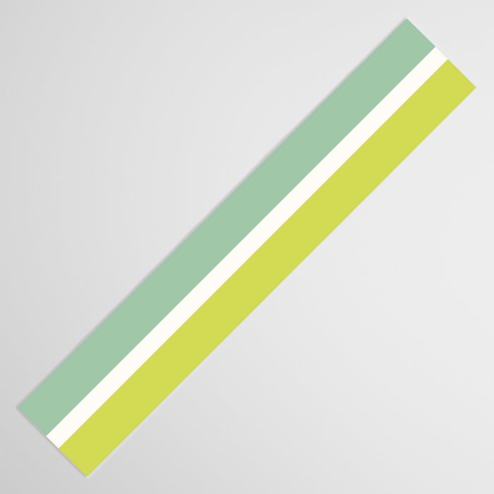 Color Block V Mint Lime Green Table Runner Gallery Image 3