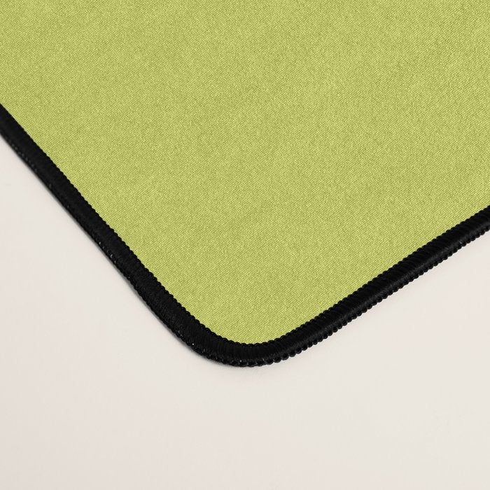Color Block V Mint Lime Green Desk Mat Gallery Image 4