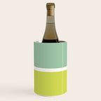 Color Block V Mint Lime Green Wine Chiller Gallery Image 2