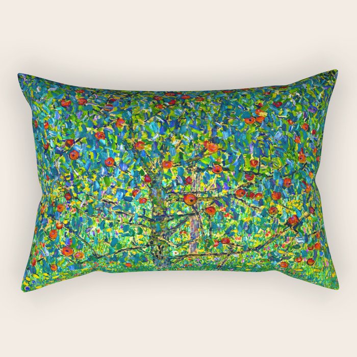 Gustav Klimt "Apple tree" I Rectangular Pillow Gallery Image 2