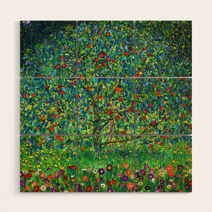 Gustav Klimt "Apple tree" I Wood Wall Art Gallery Image 1