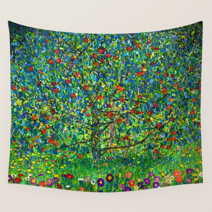 Gustav Klimt "Apple tree" I Wall Tapestry Gallery Image 1