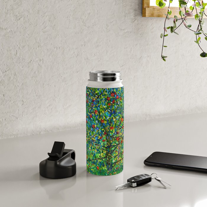 Gustav Klimt "Apple tree" I Water Bottle Gallery Image 5