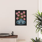 Pink Bouquet And Crane Vase Poster Gallery Image 2