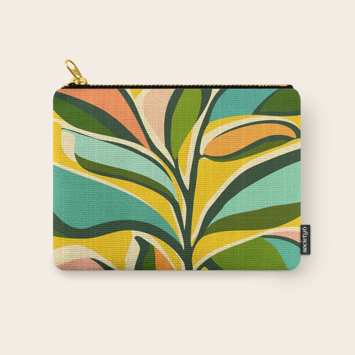 Celebration / Abstract Botanical Series Carry All Pouch Gallery Image 1