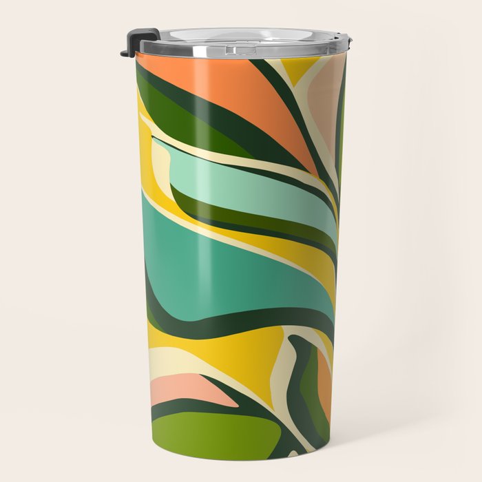 Celebration / Abstract Botanical Series Travel Mug Gallery Image 3