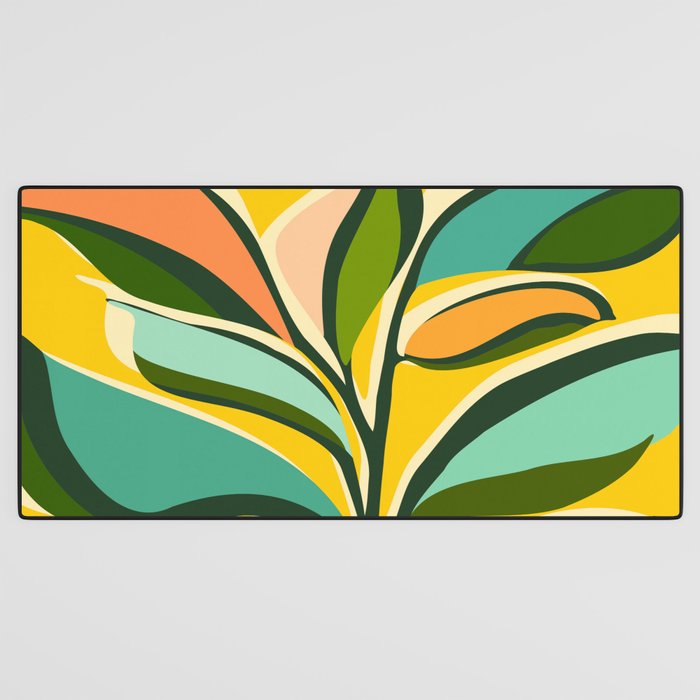 Celebration / Abstract Botanical Series Desk Mat Gallery Image 3