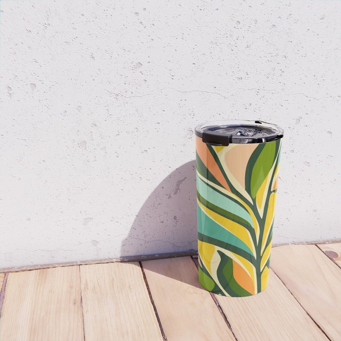 Celebration / Abstract Botanical Series Travel Mug Gallery Image 4