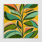 Celebration / Abstract Botanical Series Wood Wall Art Gallery Image 1