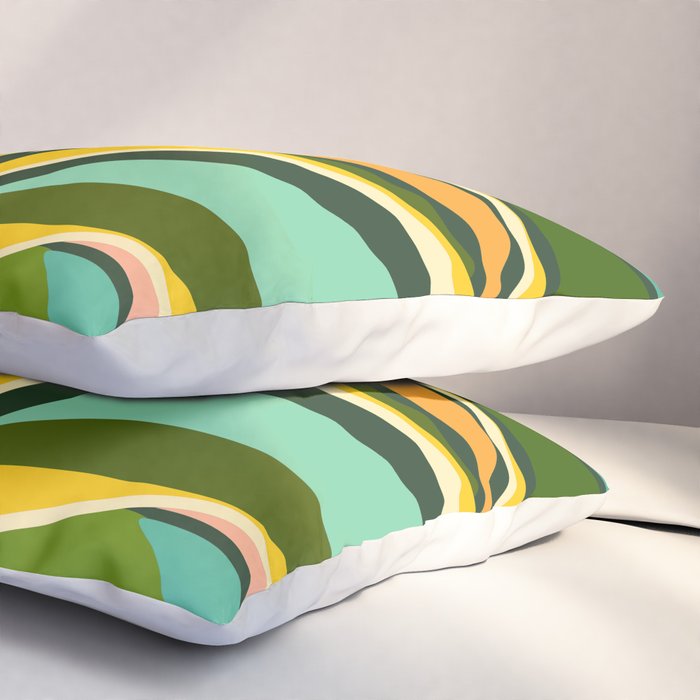 Celebration / Abstract Botanical Series Pillow Sham Gallery Image 3