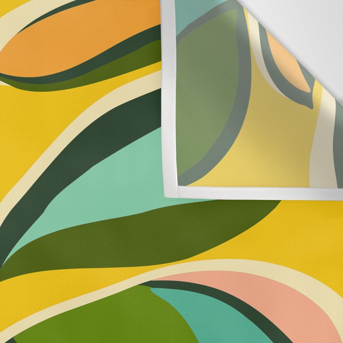 Celebration / Abstract Botanical Series Wall Tapestry Gallery Image 3