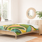 Celebration / Abstract Botanical Series Duvet Cover Gallery Image 2