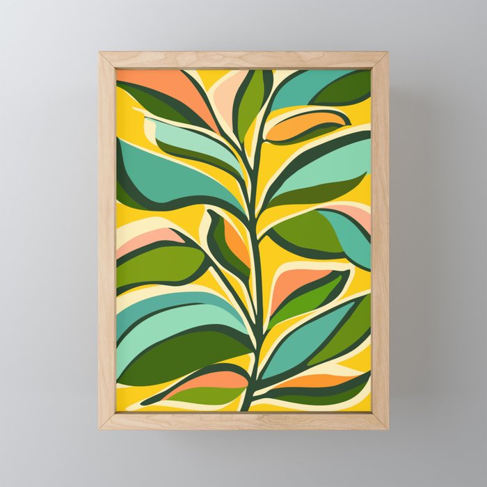 Celebration / Abstract Botanical Series Mini Art Print Gallery Image 1