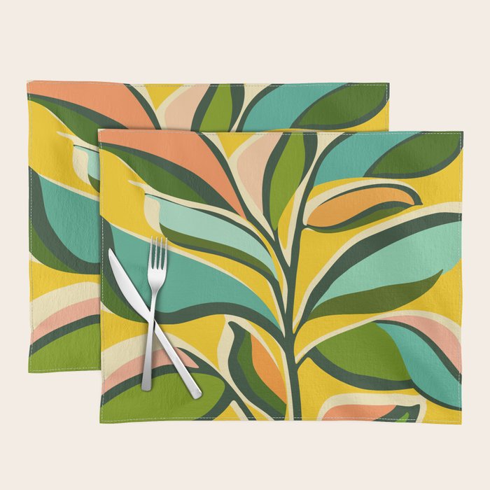 Celebration / Abstract Botanical Series Placemat