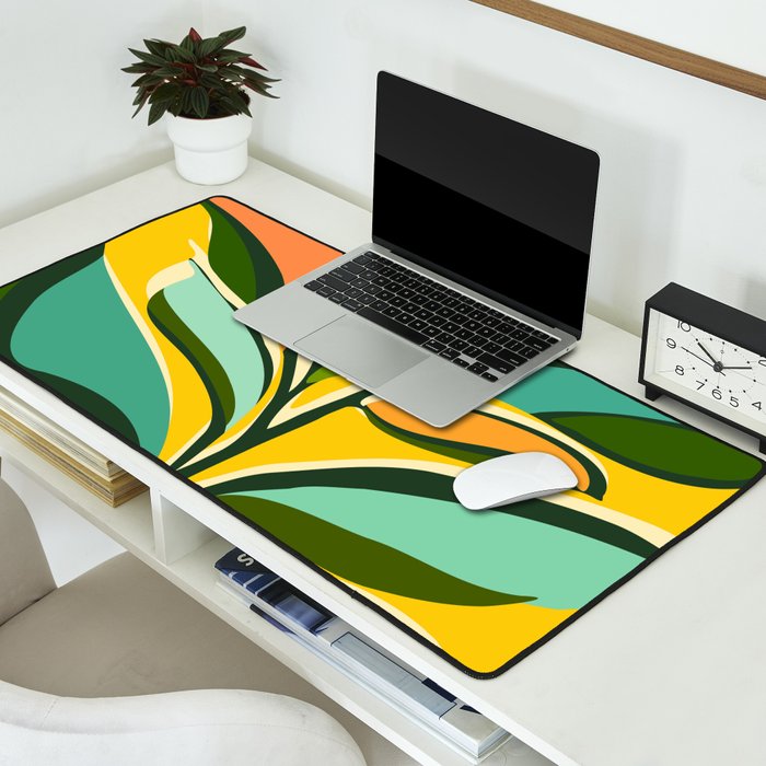Celebration / Abstract Botanical Series Desk Mat Gallery Image 2