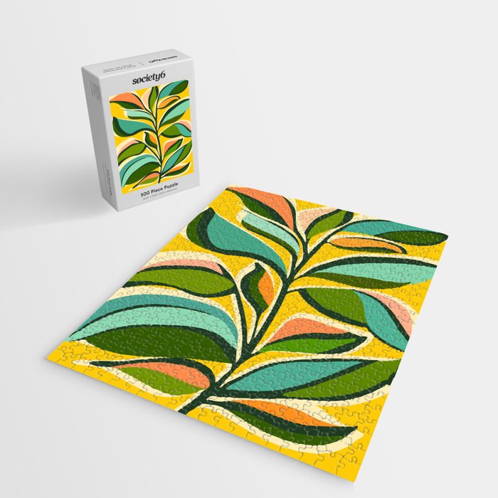 Celebration / Abstract Botanical Series Jigsaw Puzzle Gallery Image 2
