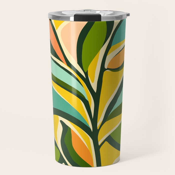 Celebration / Abstract Botanical Series Travel Mug Gallery Image 1
