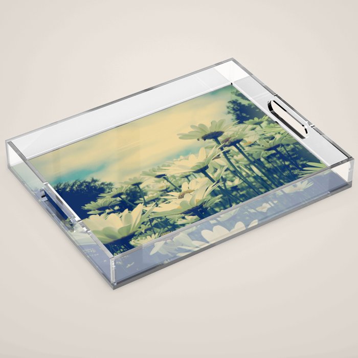 Daisy Love Acrylic Tray Gallery Image 1
