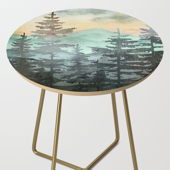 Pine Trees Side Table Gallery Image 2