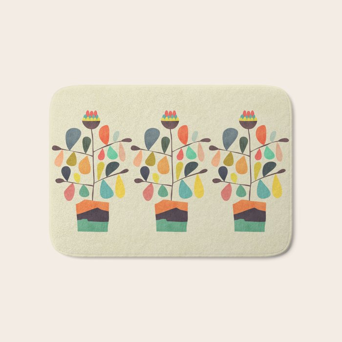 Potted Plant 4 Bath Mat Gallery Image 1