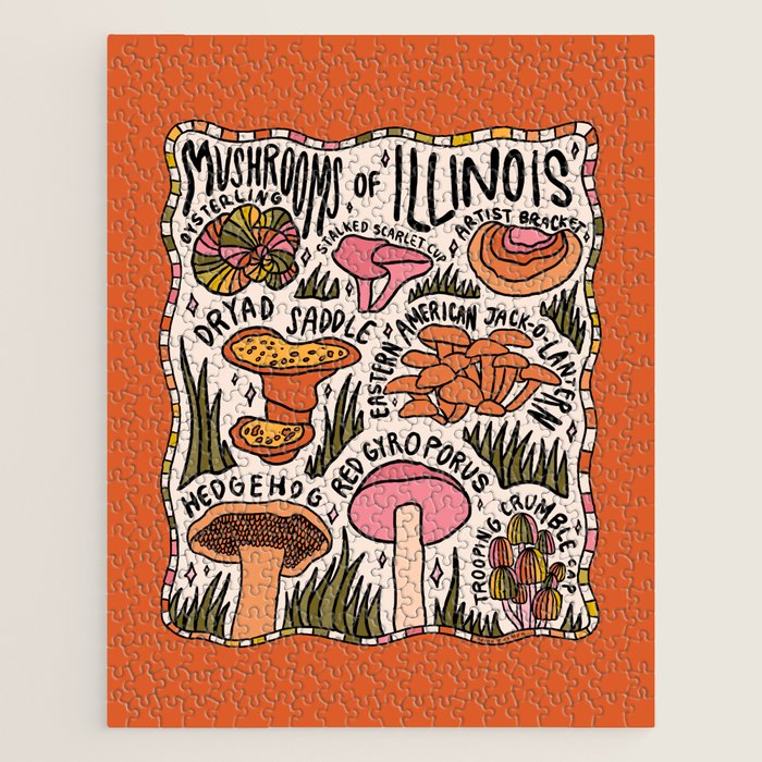 Mushrooms of Illinois Jigsaw Puzzle Gallery Image 1