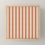 Maude Pattern - Vintage Orange Mini Art Print Gallery Image 1