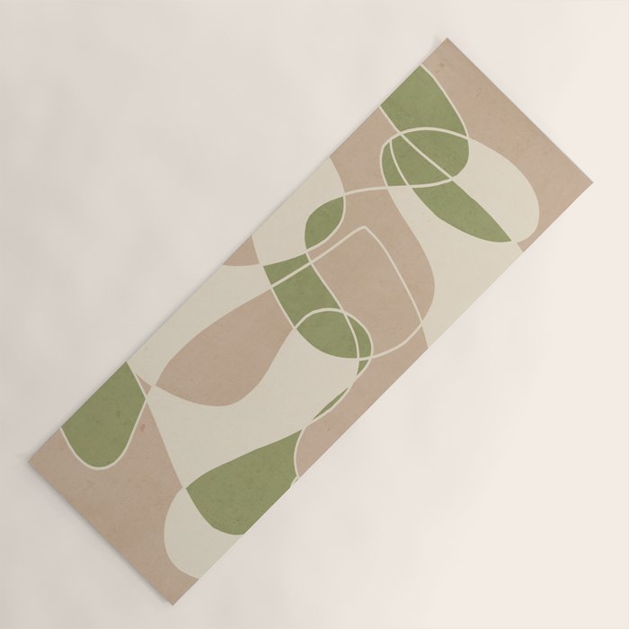 Modern Abstract Minimal Art 24 Yoga Mat Gallery Image 1