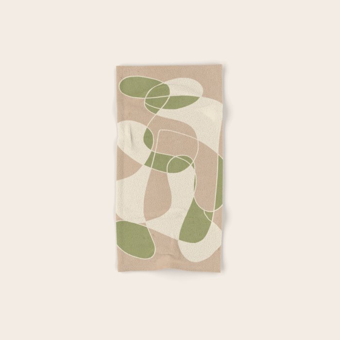 Modern Abstract Minimal Art 24 Bath Towel Gallery Image 1