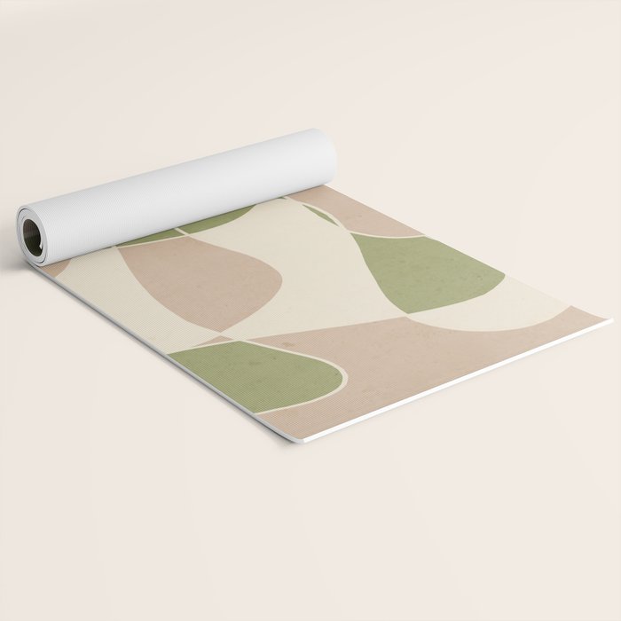 Modern Abstract Minimal Art 24 Yoga Mat Gallery Image 2