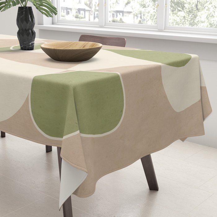 Modern Abstract Minimal Art 24 Tablecloth Gallery Image 3