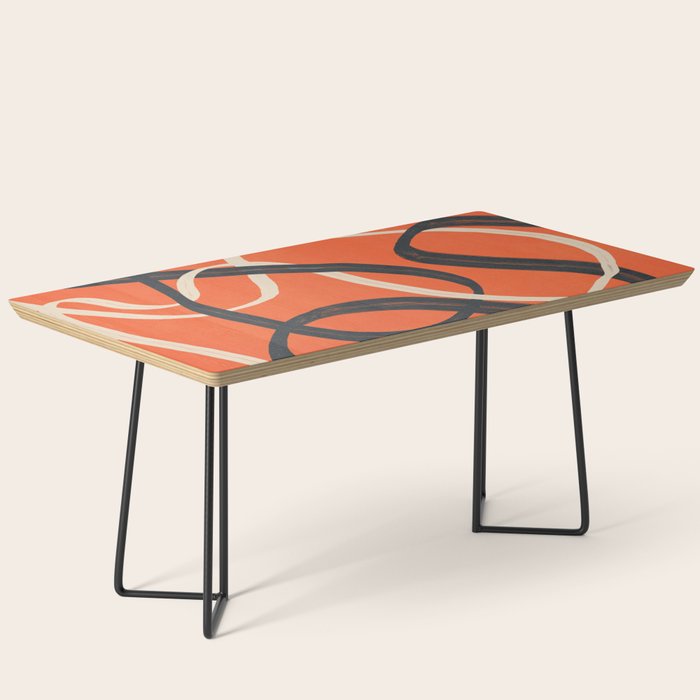 Minimal Abstract Lines Dance 2 Coffee Table Gallery Image 1