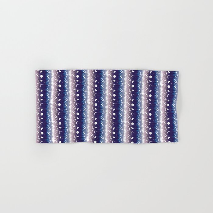 Mountains & Moons Stripe Bath Towel Gallery Image 1